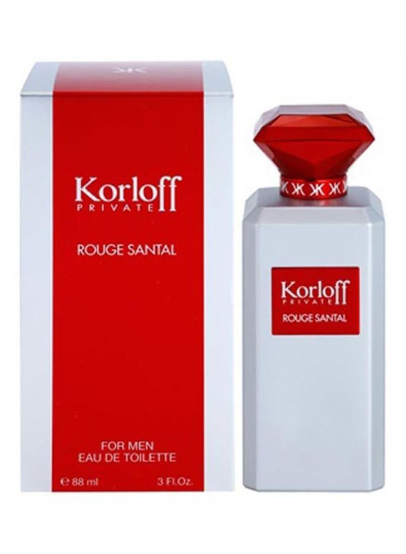 KORLOFF PRIVATE ROUGE SANTAL (M) EDT 88ML